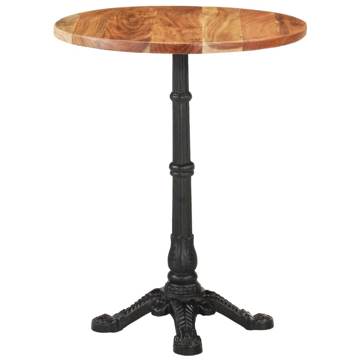 bistrobord Ø60x76 cm massivt akacietræ