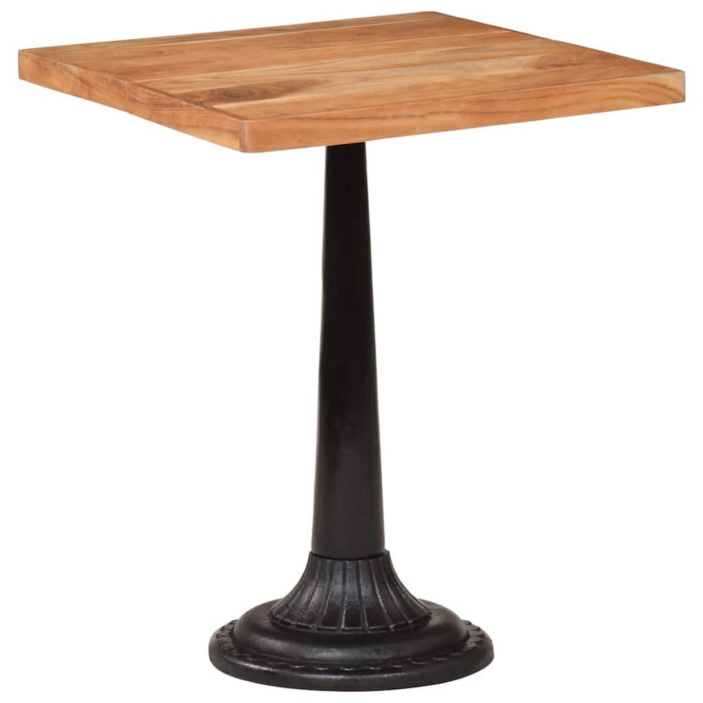 bistrobord 60x60x76 cm massivt akacietræ