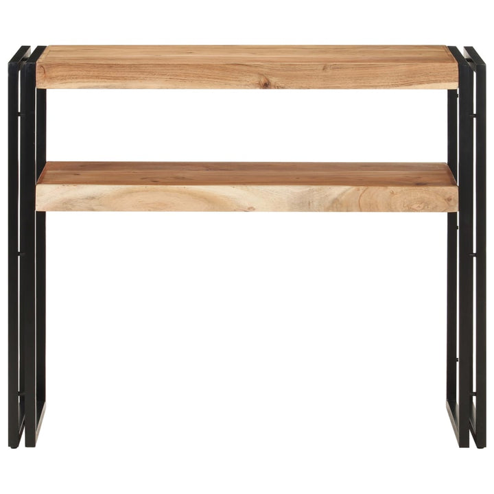 konsolbord 90x30x75 cm massivt akacietræ