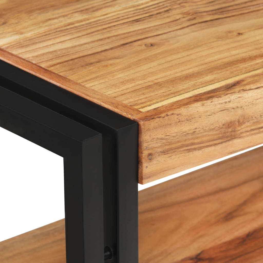 konsolbord 90x30x75 cm massivt akacietræ