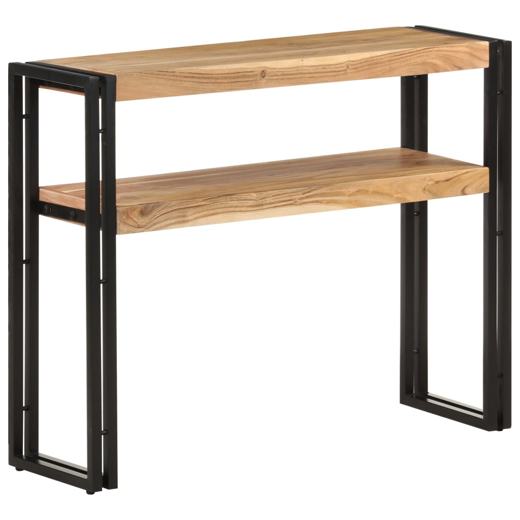 konsolbord 90x30x75 cm massivt akacietræ