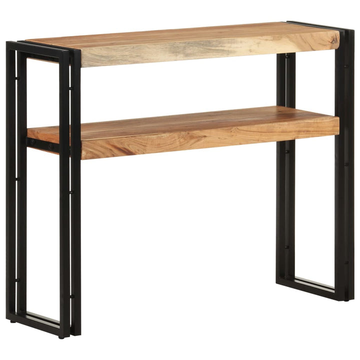 konsolbord 90x30x75 cm massivt akacietræ