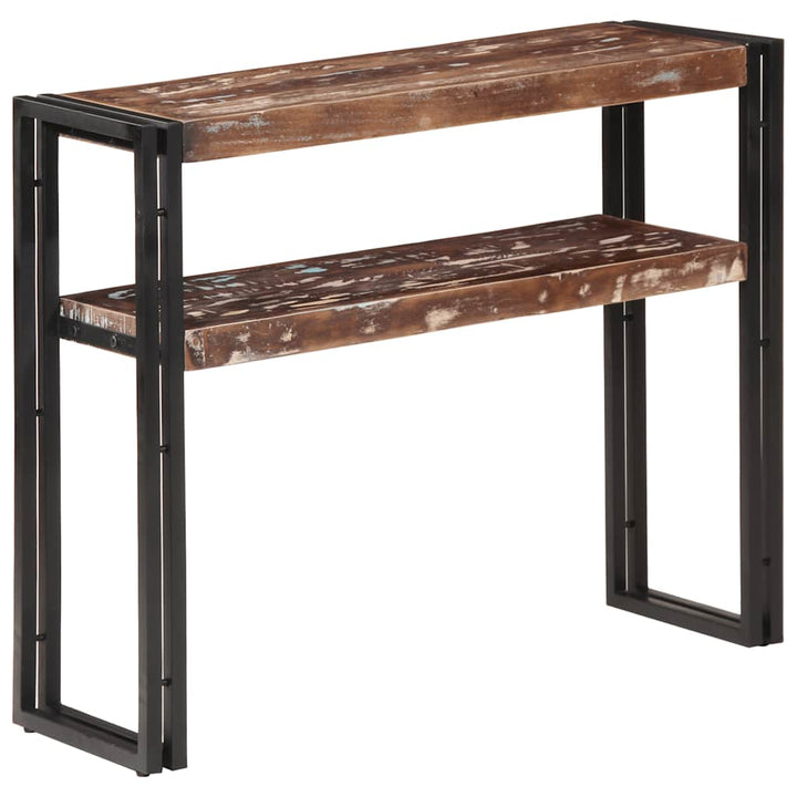 konsolbord 90x30x75 cm massivt genbrugstræ