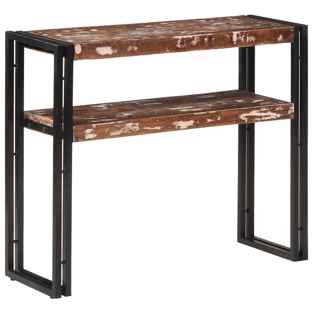 konsolbord 90x30x75 cm massivt genbrugstræ