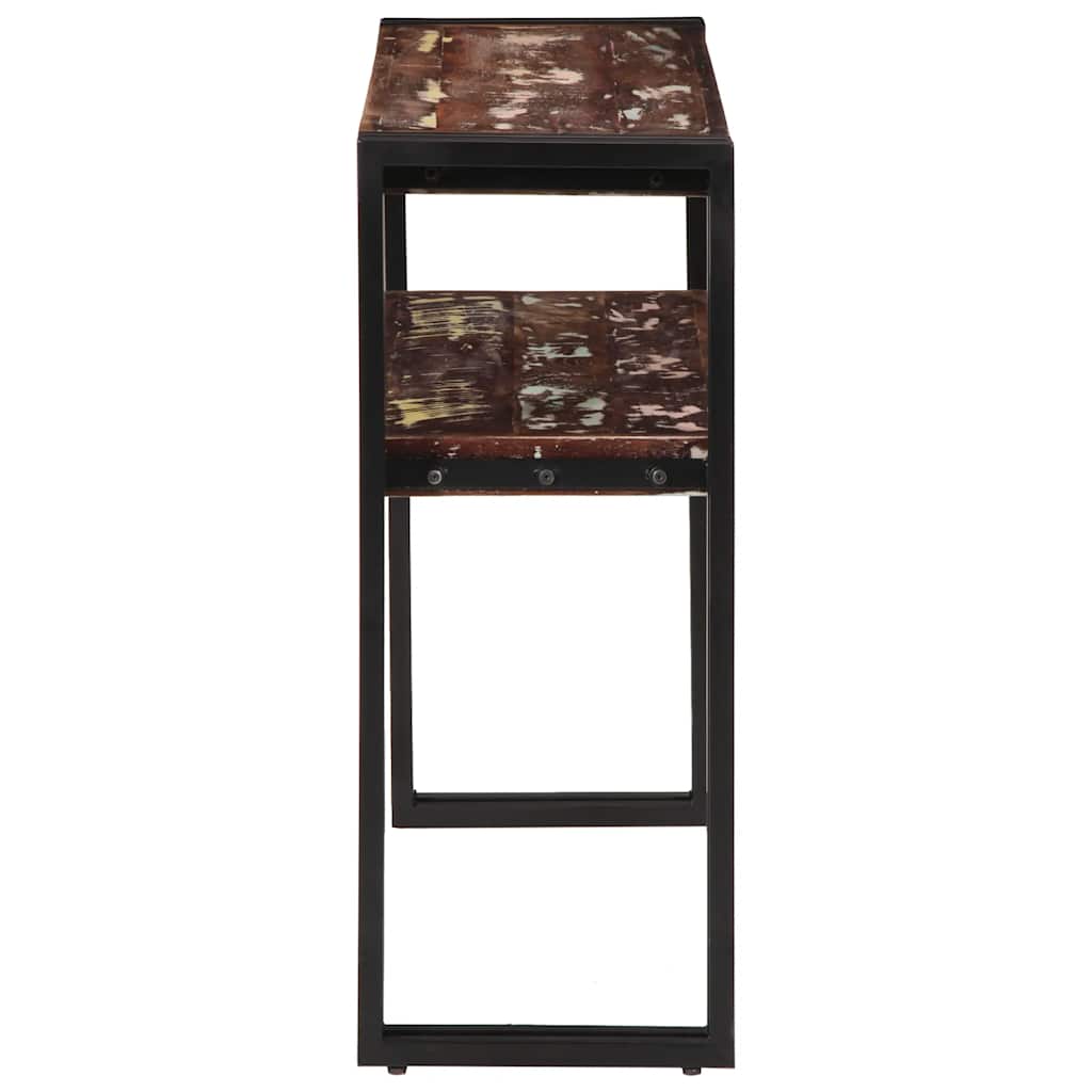 konsolbord 90x30x75 cm massivt genbrugstræ