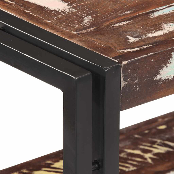konsolbord 90x30x75 cm massivt genbrugstræ