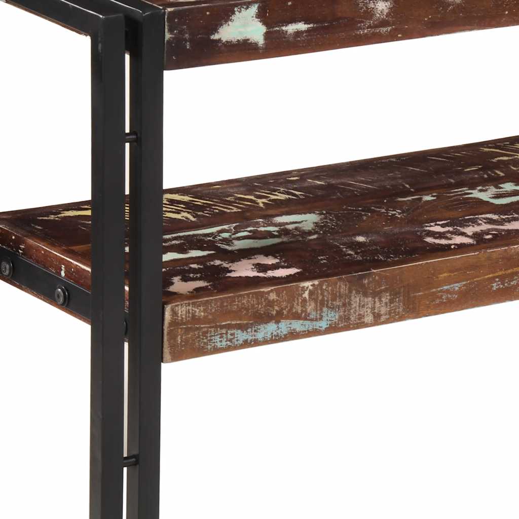 konsolbord 90x30x75 cm massivt genbrugstræ