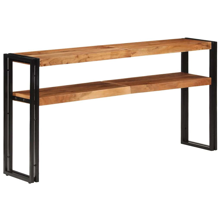 konsolbord 150x30x75 cm massivt akacietræ