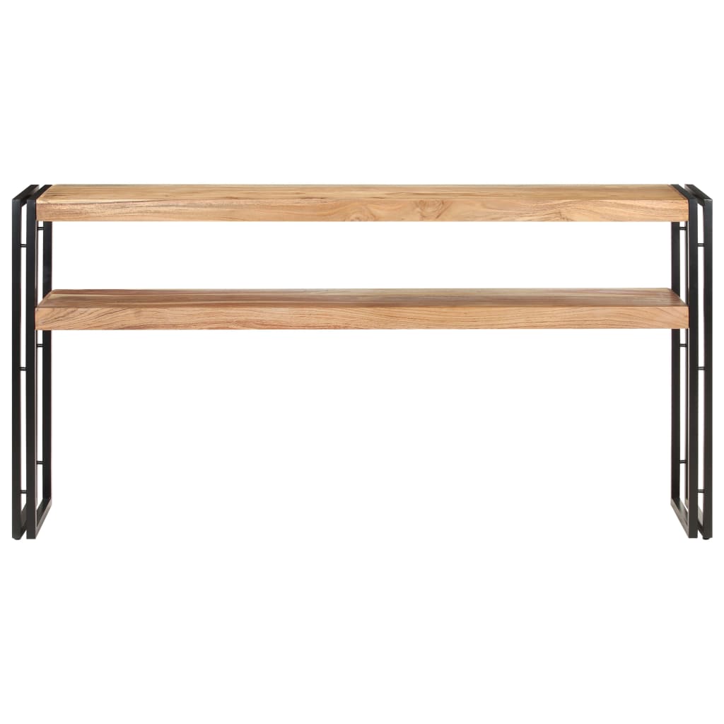 konsolbord 150x30x75 cm massivt akacietræ