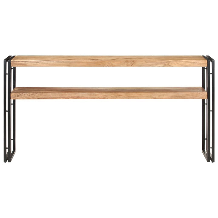 konsolbord 150x30x75 cm massivt akacietræ