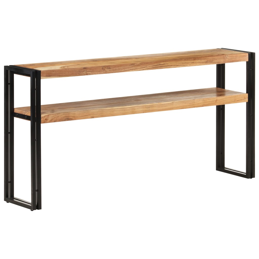 konsolbord 150x30x75 cm massivt akacietræ