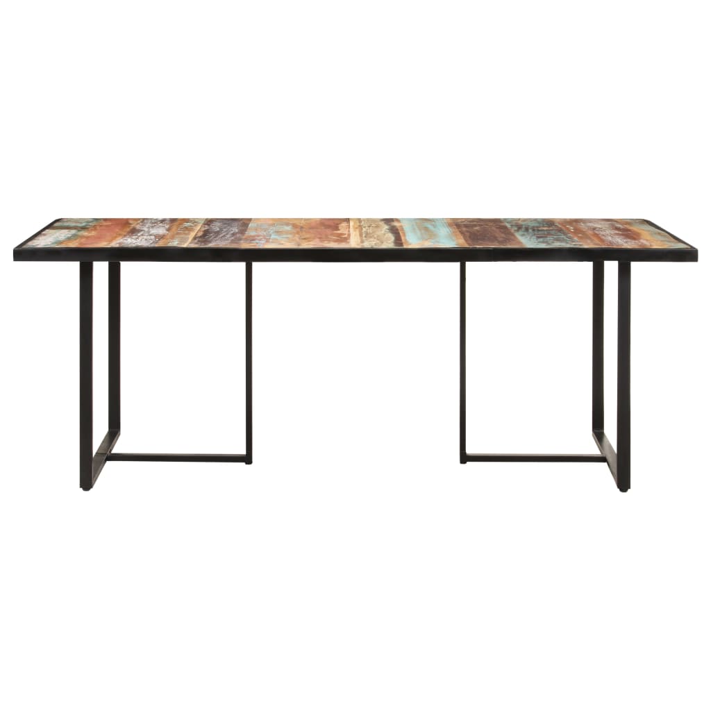 spisebord 200 cm massivt genbrugstræ