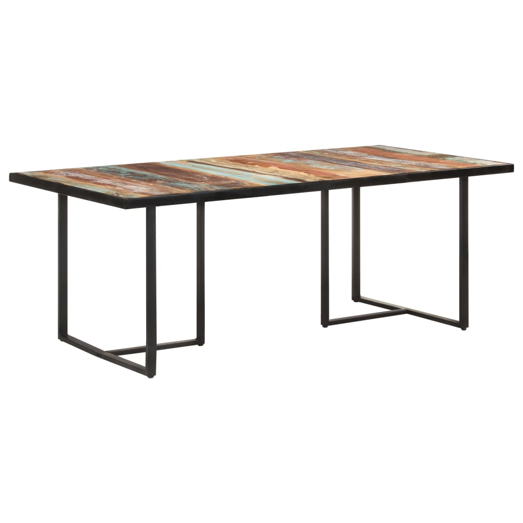 spisebord 200 cm massivt genbrugstræ