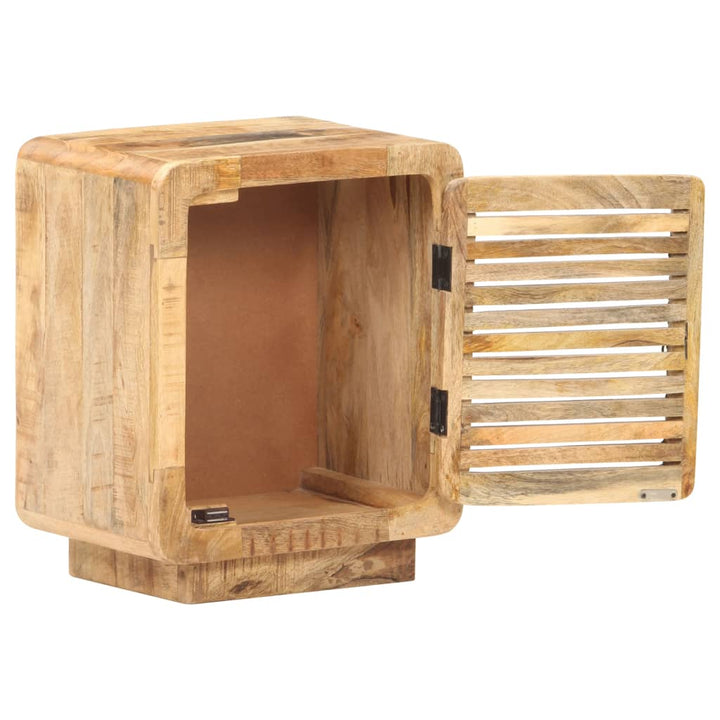 sengebord 40x30x50 cm massivt mangotræ