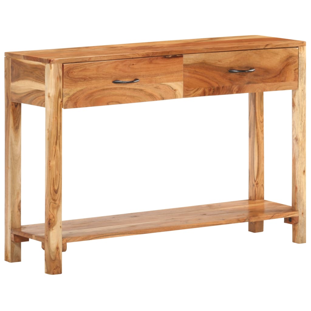 skænk 110x30x75 cm massivt akacietræ