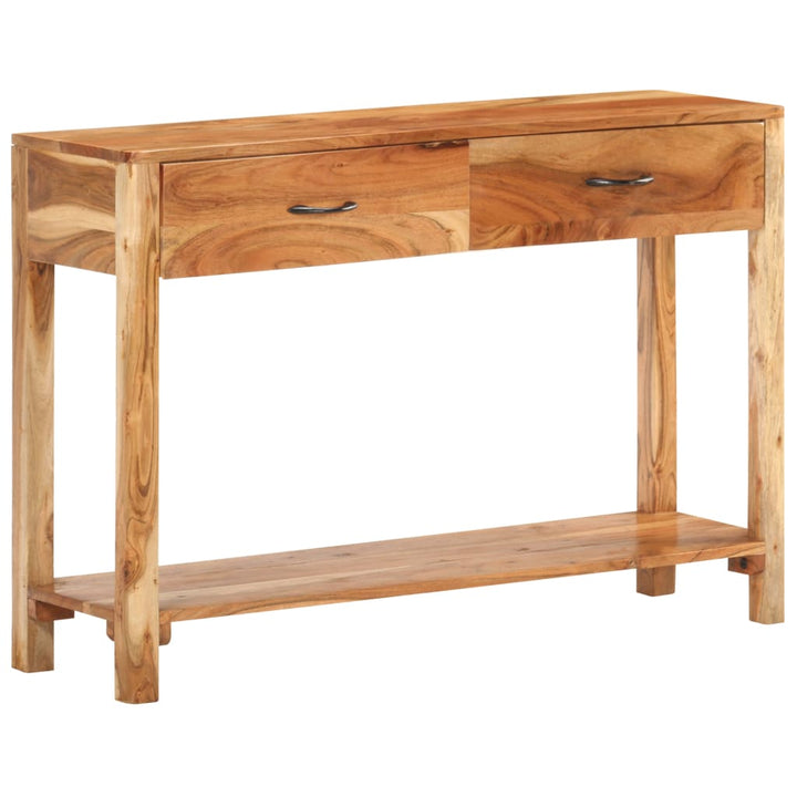skænk 110x30x75 cm massivt akacietræ