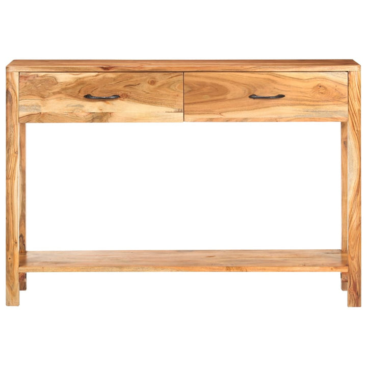 skænk 110x30x75 cm massivt akacietræ