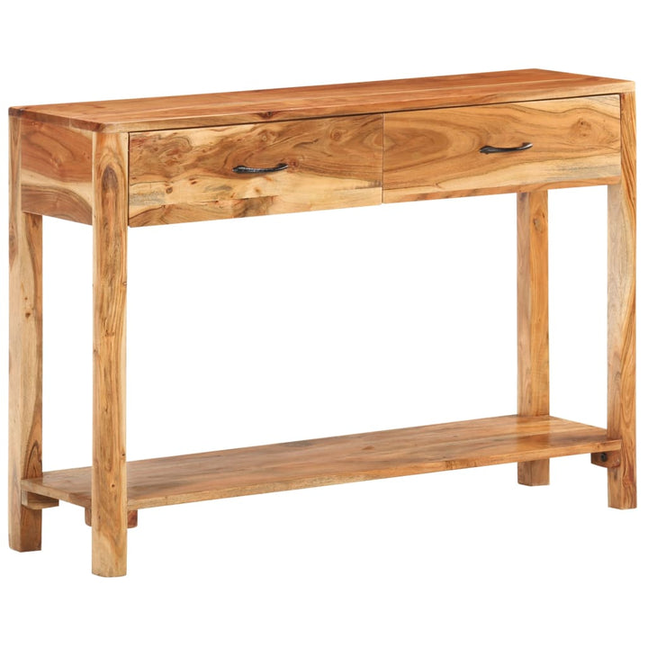 skænk 110x30x75 cm massivt akacietræ