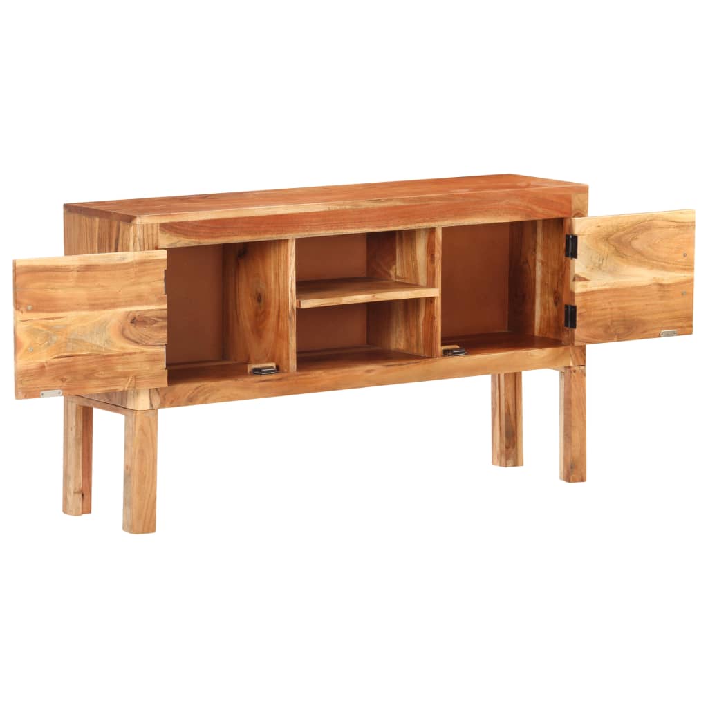 skænk 116x30x66 cm massivt akacietræ