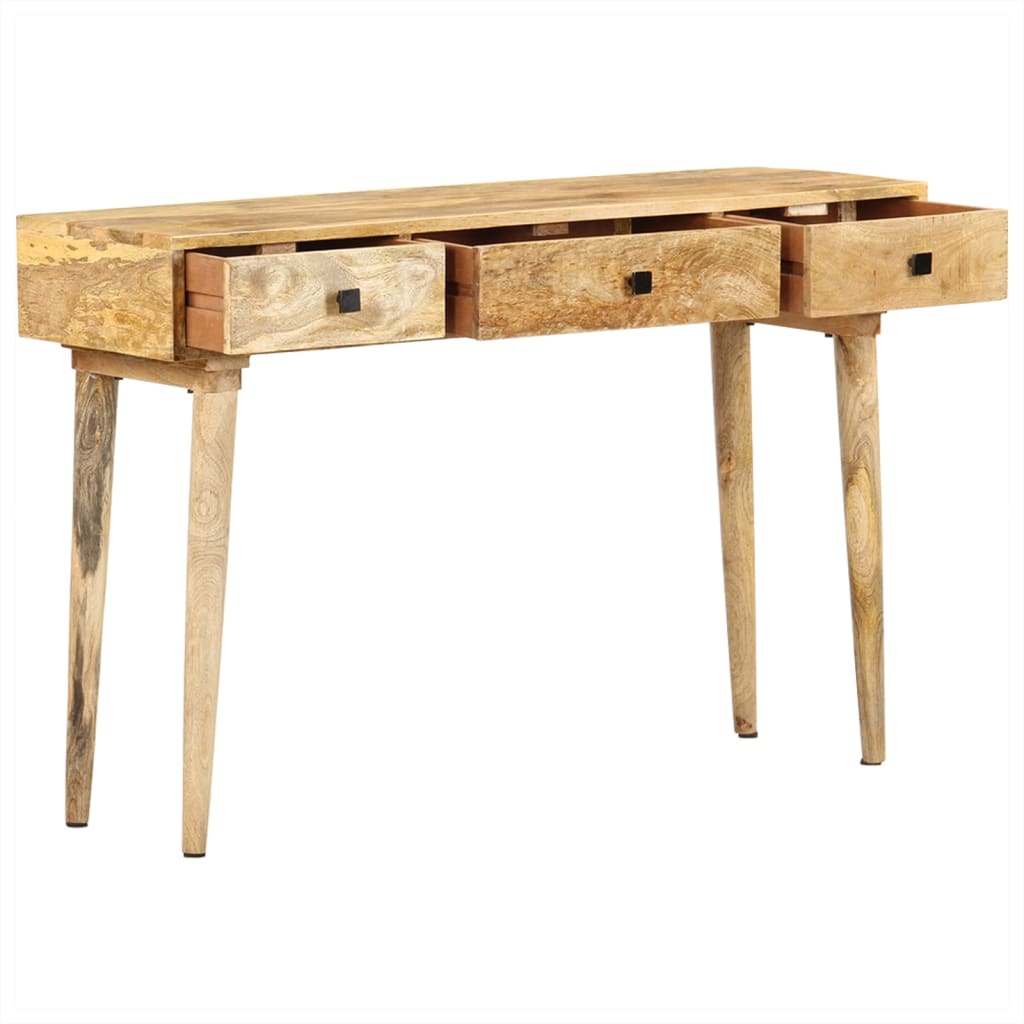 konsolbord 115x35x76 cm massivt mangotræ