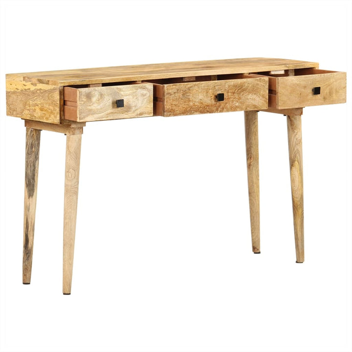 konsolbord 115x35x76 cm massivt mangotræ