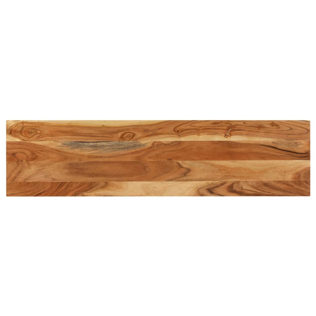 konsolbord 120x30x75 cm massivt akacietræ
