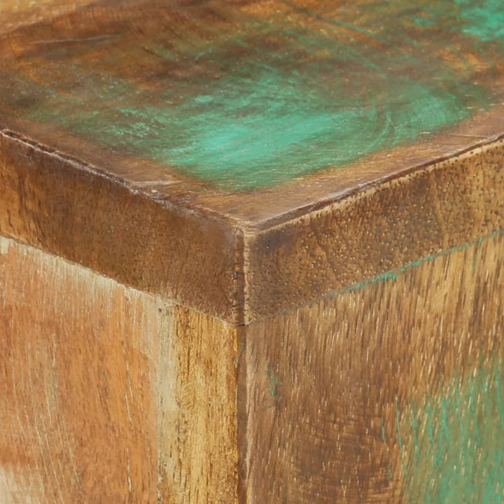 konsolbord 120x30x75 cm massivt genbrugstræ