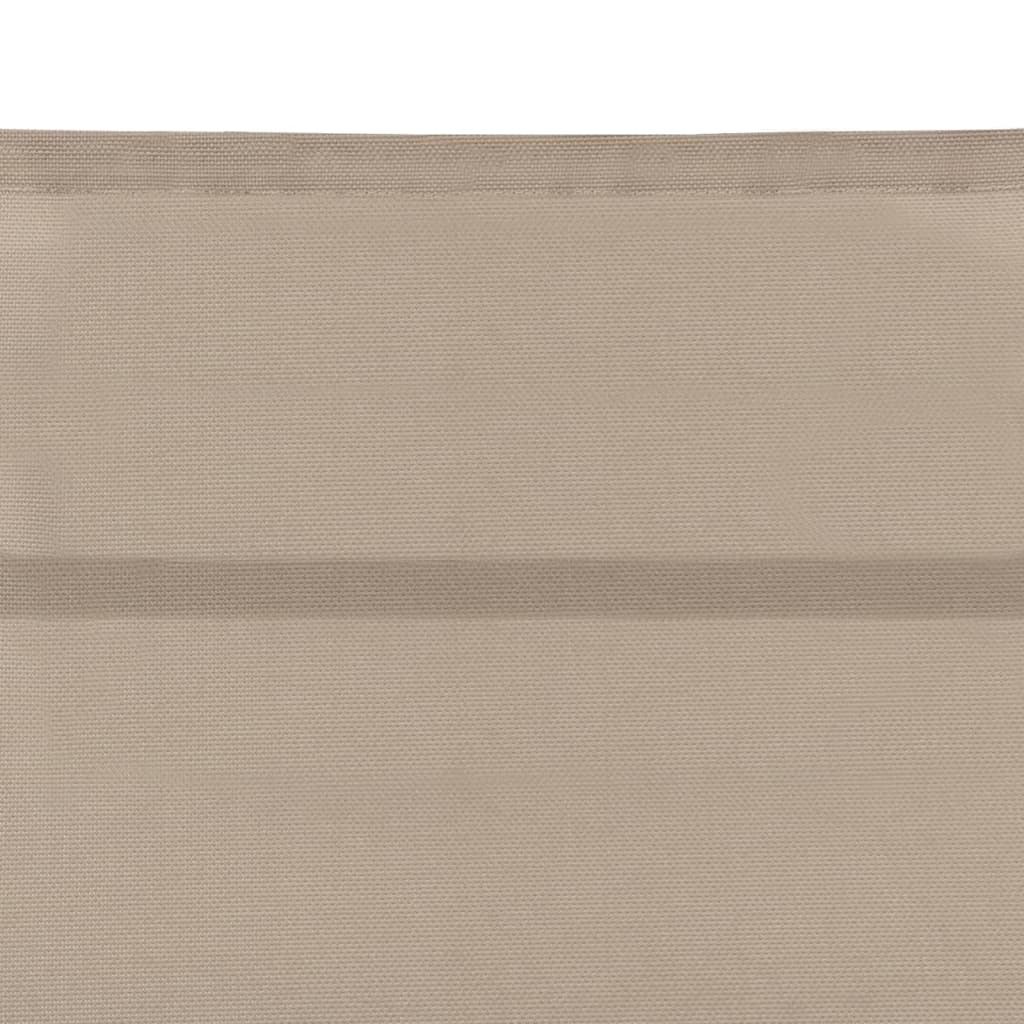 liggestol textilene og aluminium cremefarvet