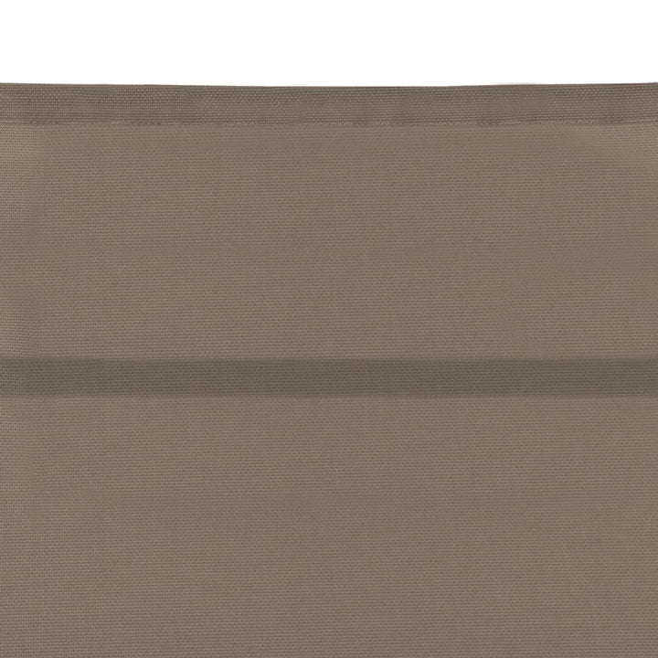 liggestol textilene og aluminium gråbrun