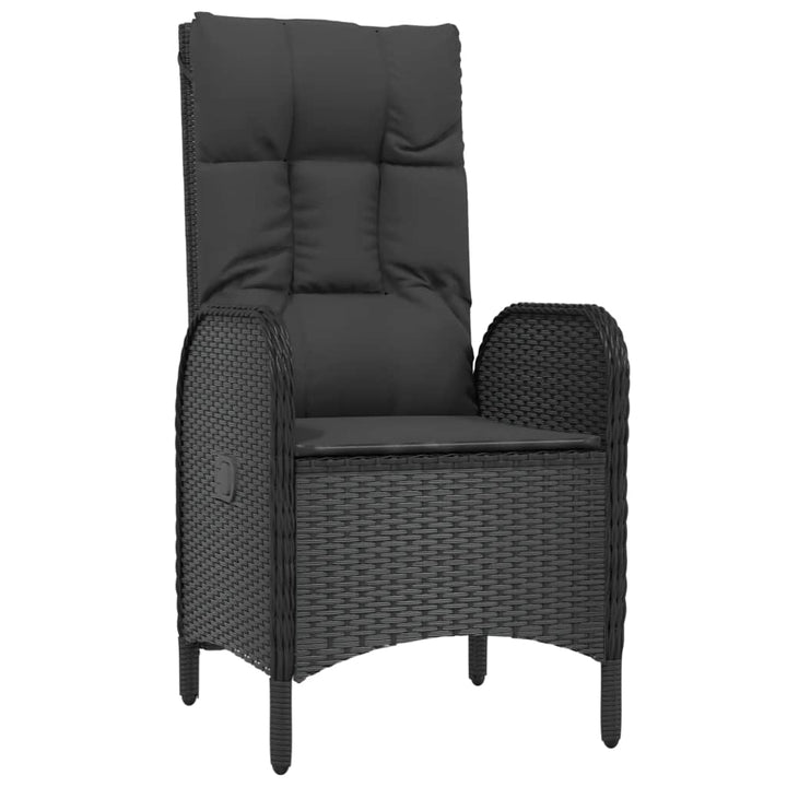 havestole 2 stk. polyrattan sort