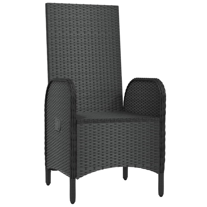 havestole 2 stk. polyrattan sort