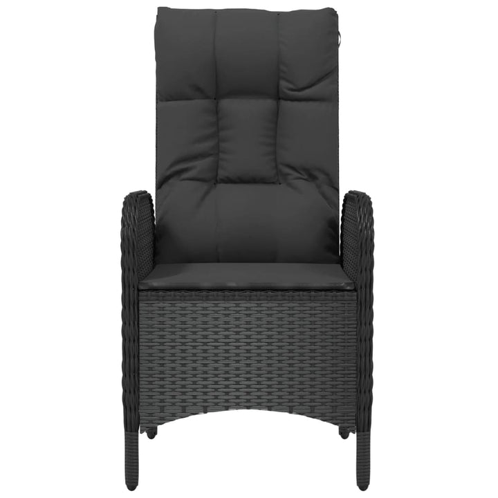 havestole 2 stk. polyrattan sort