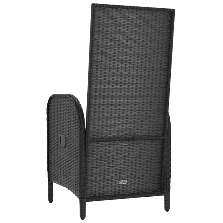 havestole 2 stk. polyrattan sort