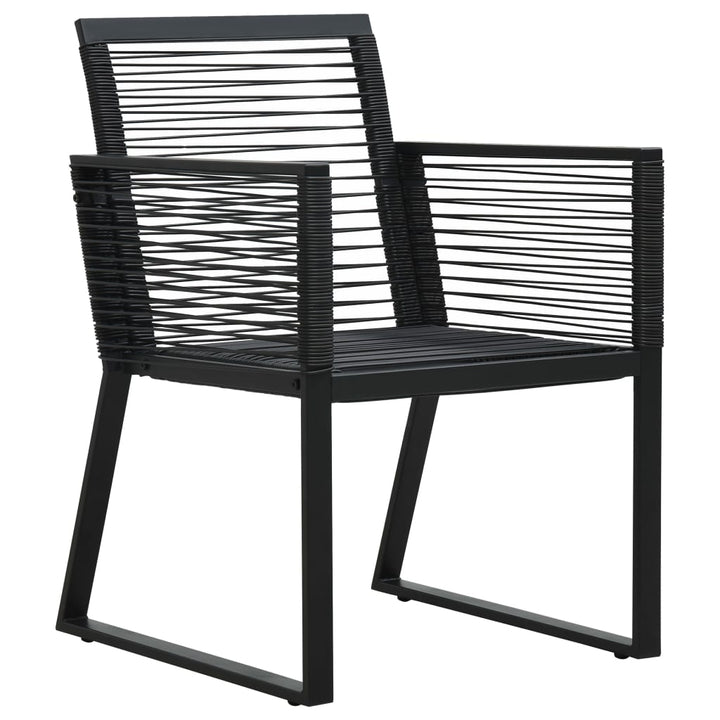 havestole 4 stk. rattan sort