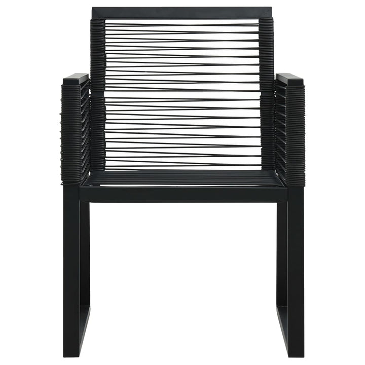 havestole 4 stk. rattan sort