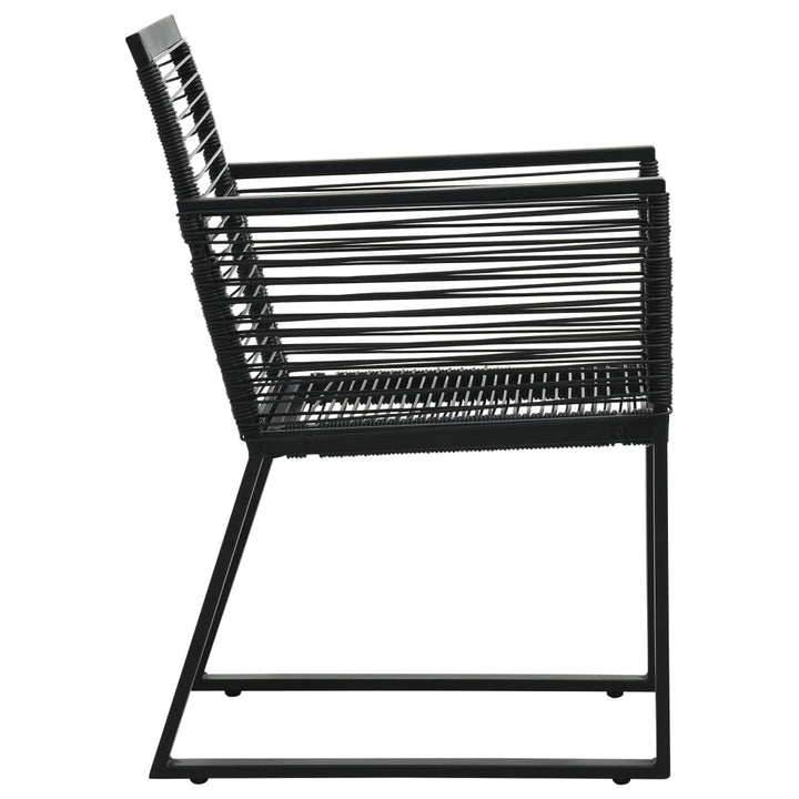 havestole 4 stk. rattan sort