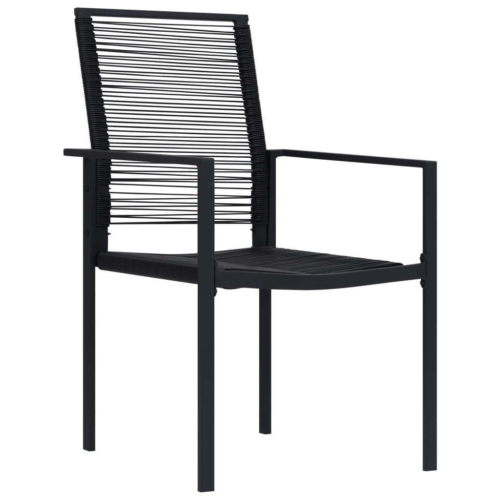 havelamper 4 stk. PVC-rattan sort