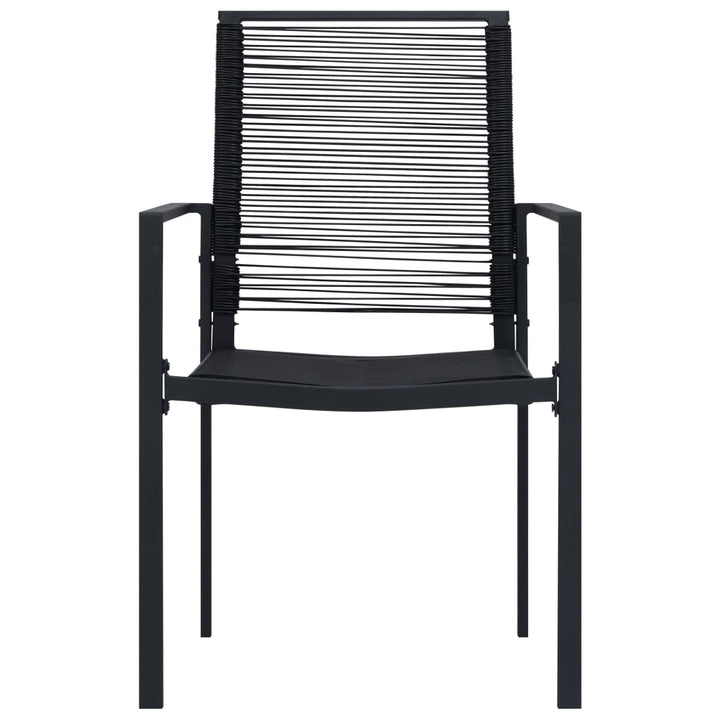 havelamper 4 stk. PVC-rattan sort