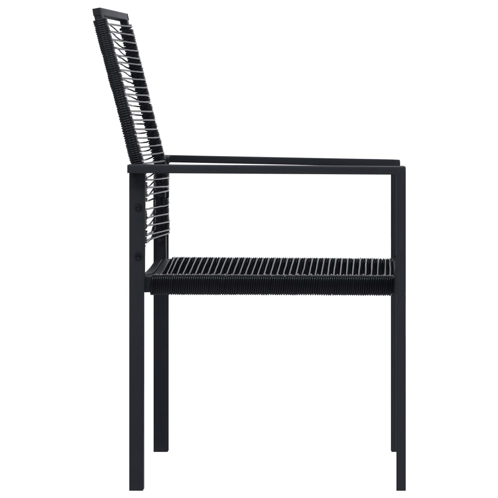 havelamper 4 stk. PVC-rattan sort