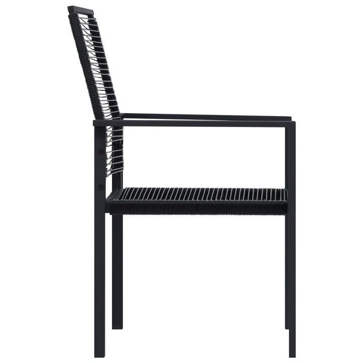 havelamper 4 stk. PVC-rattan sort