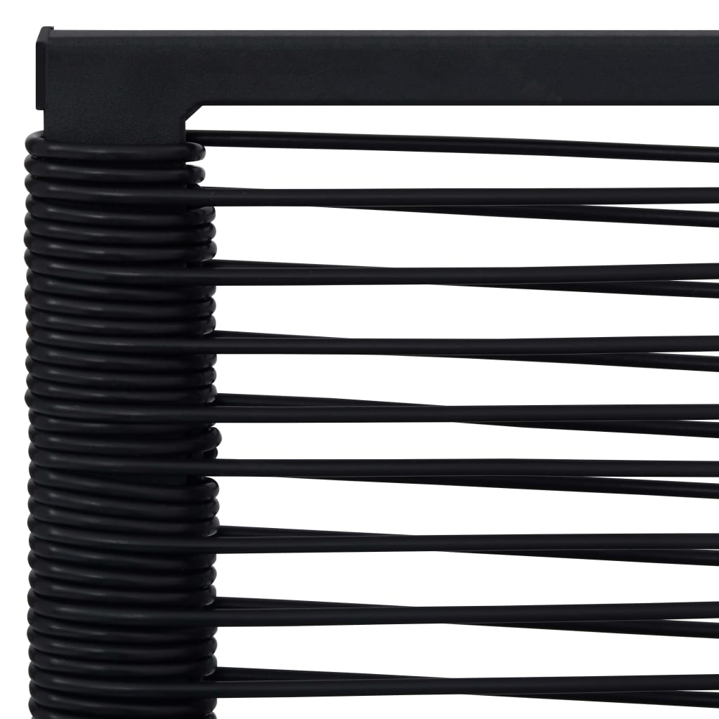 havelamper 4 stk. PVC-rattan sort
