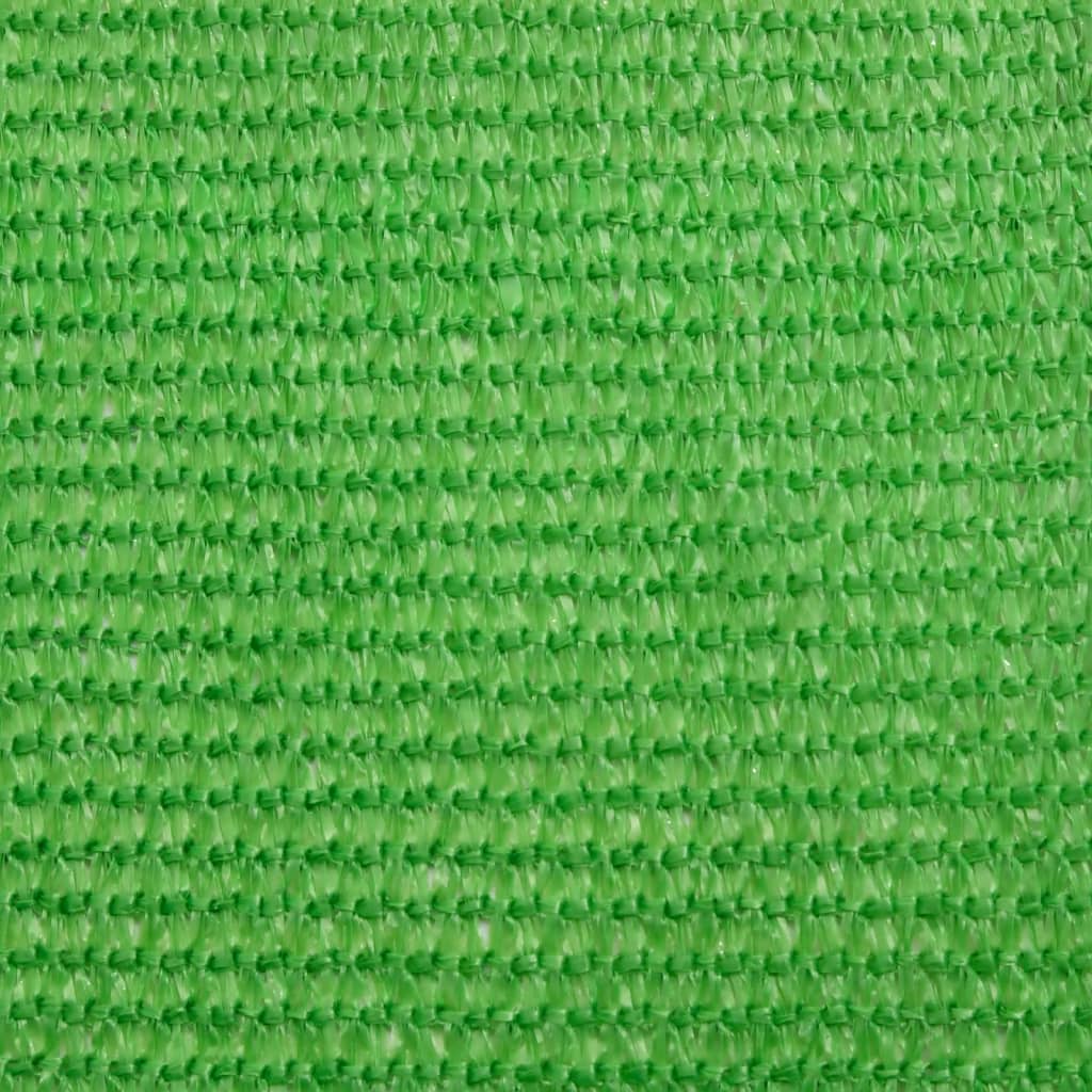 solsejl 5x8 m 160 g/m² HDPE lysegrøn