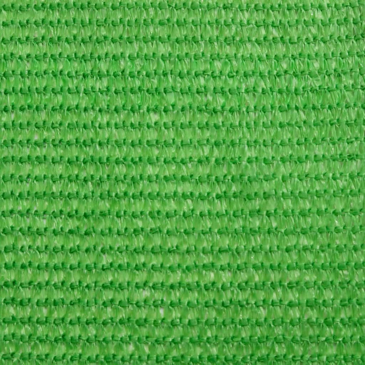 solsejl 5x8 m 160 g/m² HDPE lysegrøn