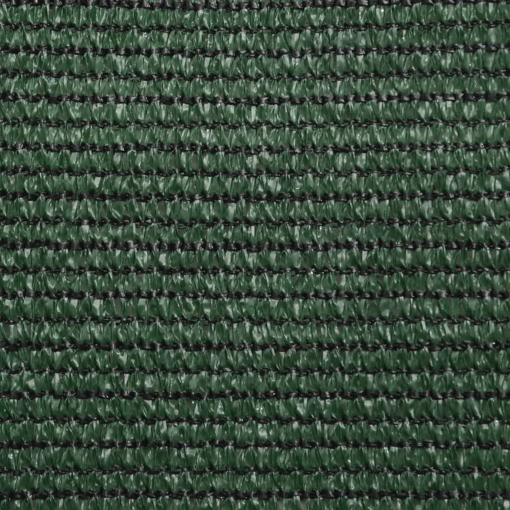 solsejl 6x7m 160 g/m² HDPE mørkegrøn