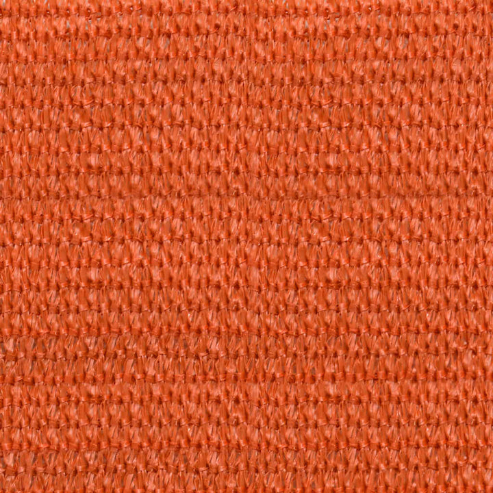 solsejl 6x7 m 160 g/m² HDPE rektangulær orange