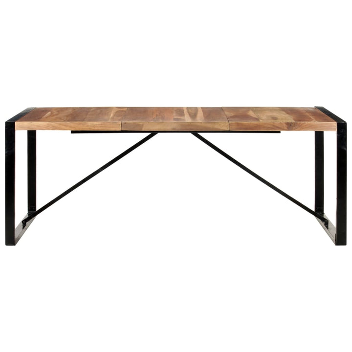 spisebord 200x100x75 cm massivt træ