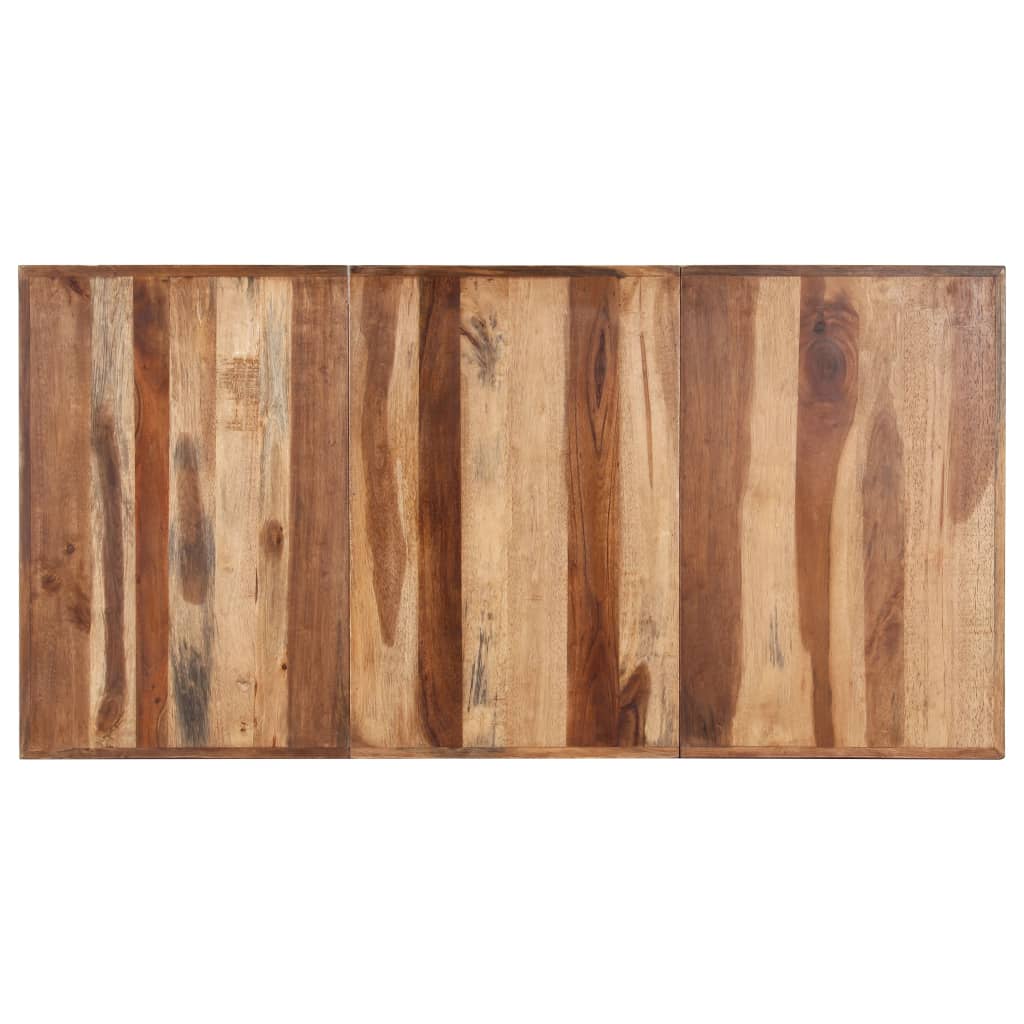 spisebord 160x80x75 cm akacietræ med honningfarvet finish