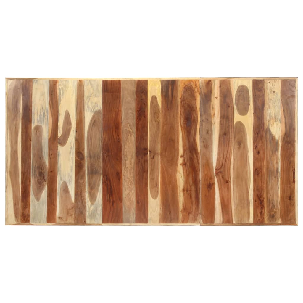 spisebord 200x100x75 cm massivt træ med honningfarvet finish