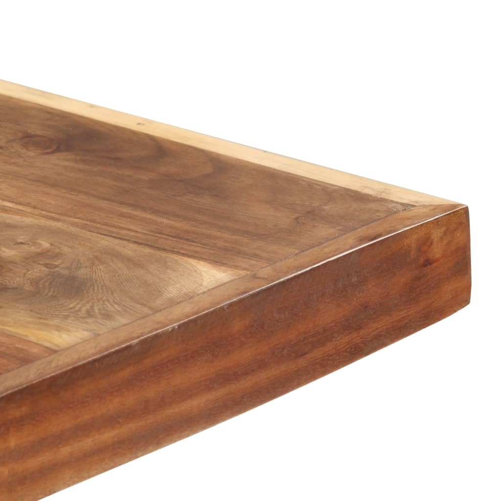 spisebord 200x100x75 cm massivt træ med honningfarvet finish