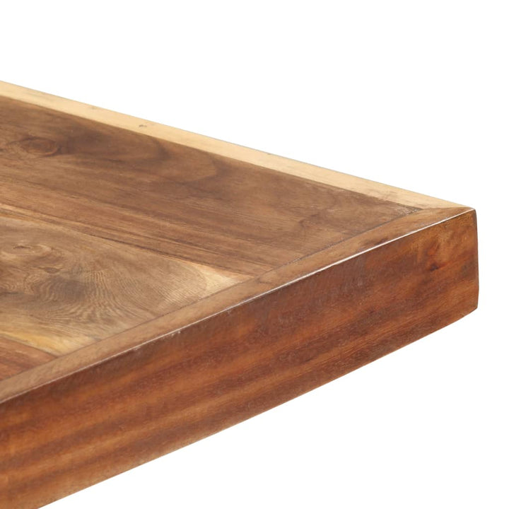 spisebord 200x100x75 cm massivt træ med honningfarvet finish